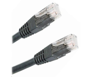 XtendLan patch kabel Cat5E, UTP - 5m, černý