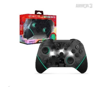 Armor3 NuChamp Wireless Controller for Nintendo Switch (Black LED)