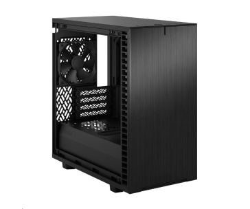 FRACTAL DESIGN skříň Define 7 Mini Black Solid, USB 3.1 Type-C, 2x USB 3.0, bez zdroje, mATX