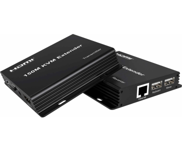 PremiumCord HDMI KVM extender přes Cat5e/6, FULL HD 1080p, na 150m