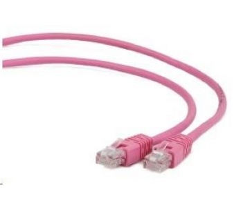 GEMBIRD kabel patchcord CAT6 stíněný FTP 1m, růžový