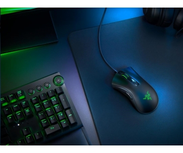 RAZER myš DeathAdder V2, optická, rozlišení 20.000dpi, USB, hybridní cloud úložiště a integrovaná paměť, RGB