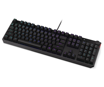 Endorfy herní klávesnice Thock Brown / drátová / brown switch / mechanická / US layout / černá RGB