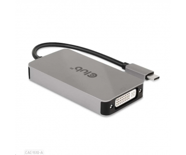 Club3D Adaptér aktivní USB 3.2 typ C na DVI-D Dual Link 4K30Hz pro Apple Cinema Display, HDCP off