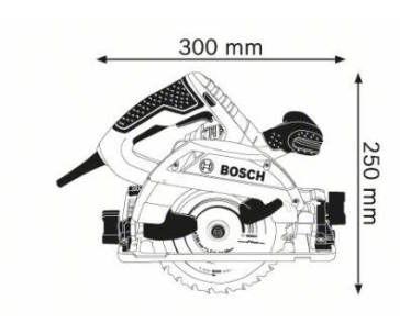 BOSCH GKS 55 + GCE ruční okružní pila