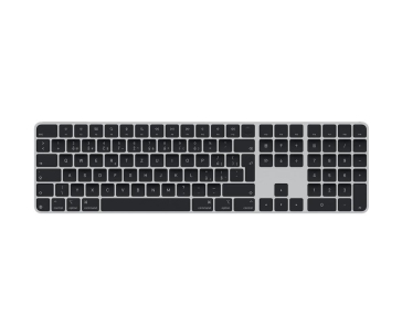 Apple Magic Keyboard (2024) w Touch ID and Numeric Keypad - Czech - Black Keys