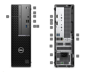 DELL PC OptiPlex 7020 SFF/180W/TPM/i5-12500/16GB/512GB SSD/Integrated/vPro/Kb/Mouse/W11 Pro/3Y PS NBD