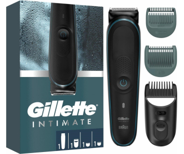 Gillette Intimate Trimmer i5 zastřihávač chlooupků, voděodolný, bezdrátový, šetrný k intimní pokožce