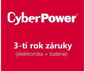 CyberPower 3. rok záruky pro SMBCB125