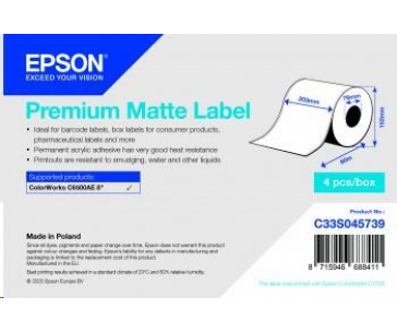 Epson label roll, normal paper