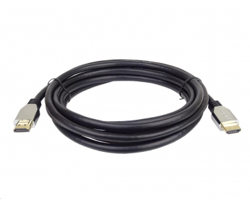 PREMIUMCORD Kabel HDMI 2.1 High Speed + Ethernet kabel (Zinc Alloy krytky, zlacené konektory) 1.5m