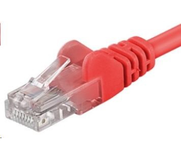 PremiumCord Patch kabel UTP RJ45-RJ45 CAT6 0.5m červená