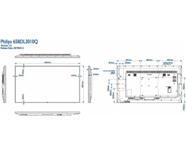 Philips LED display 65" 65BDL3010Q