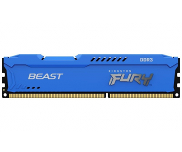 KINGSTON DIMM DDR3 8GB 1600MT/s CL10 FURY Beast Modrá