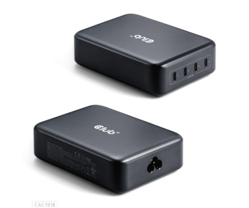 Club3D cestovní nabíječka 240W GaN technologie, 4xUSB-C, PPS + PD 3.1 Support