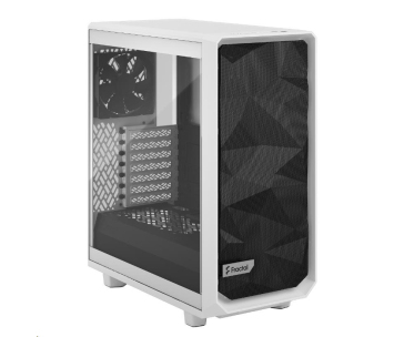 FRACTAL DESIGN skříň Meshify 2 Compact White TG Clear Tint, USB 3.1 Type-C, 2x USB 3.0, bez zdroje, mATX