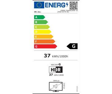 HP LCD OMEN Transcend 32, 31.5" 4K UHD OLED, 240Hz, 250nits,0.03ms, VESA,Repro, HDMI,DP, USB,dokování 140W