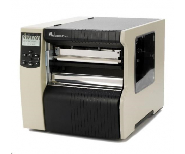 Zebra 220Xi4, 12 dots/mm (300 dpi), odlepovač, rewind, multi-IF, print server (ethernet)