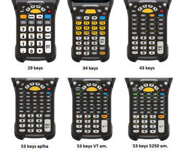 Zebra MC9300 (34 keys, Functional Numeric), 2D, SR, SE4750, BT, Wi-Fi, NFC, Func. Num., Gun, IST, Android