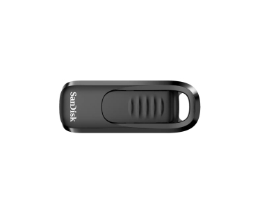 SanDisk Flash Disk 128GB Ultra Slider, USB-C 3.2, Černá