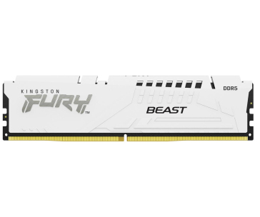 KINGSTON DIMM DDR5 16GB 6800MT/s CL34 ECC FURY Beast XMP Bílá