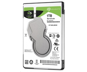 SEAGATE HDD 1TB BARRACUDA, 2.5", SATAIII, 5400 RPM, Cache 128MB, 7mm