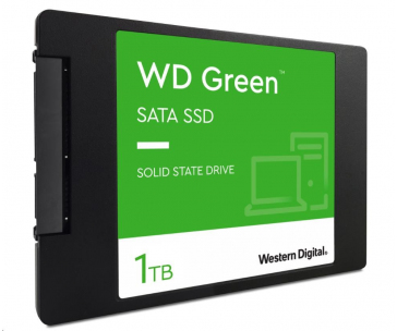 WD GREEN SSD 3D NAND WDS100T3G0A 1TB SATA/600, (R:500, W:400MB/s), 2.5"