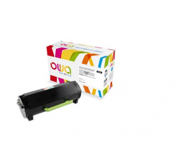 OWA Armor toner pro LEXMARK MX310, 410, 510, 511, 610, 611, 2500 Stran, 60F2000, černá/black