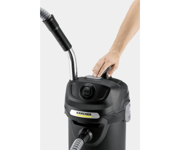 Karcher AD 4 Premium vysavač na popel, 600 W, kovová nádoba 17 l, kovový filtr, pozinkovaná sací hadice