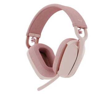 Logitech Zone Vibe 100 Wireless Headset, rose