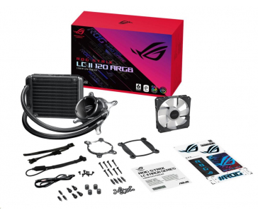 ASUS vodní chladič CPU AIO ROG STRIX LC II 120 ARGB, 1x120mm, LGA1851, AM4