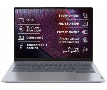 LENOVO NTB ThinkBook 14 G7 - Ultra5 125U,14" WUXGA,16GB,512SSD,FHD+IRcam,W11H