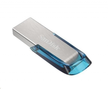 SanDisk Flash Disk 64GB Ultra Flair, USB 3.0, tropic modrá