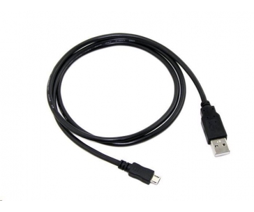 C-TECH kabel USB 2.0 AM/Micro, 1m, černý