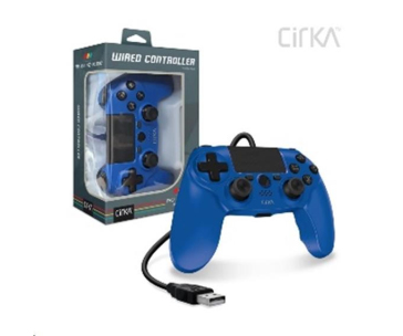 Cirka NuForce Wired Game Controller for PS4/PC/Mac (Blue)