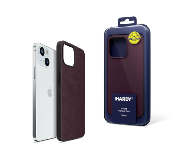 3mk HARDY MagFabric Case pro Apple iPhone 15, Mulberry