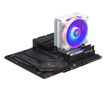 Cooler Master chladič Hyper 212 Halo White, 120mm ARGB, LGA1700, bílá