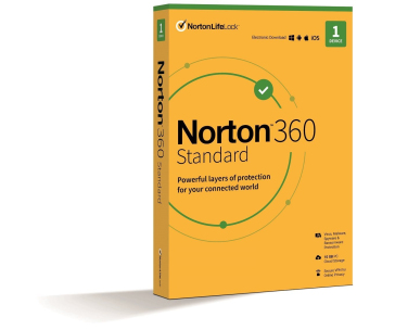 NORTON 360 STANDARD 10GB + VPN 1 uživatel pro 1 zařízení na 2 roky ESD