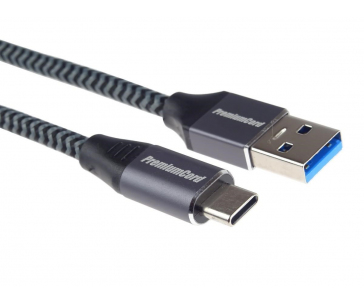 PREMIUMCORD Kabel USB-C na USB 3.0 A (USB 3.1 generation 1, 3A, 5Gbit/s) 1m oplet