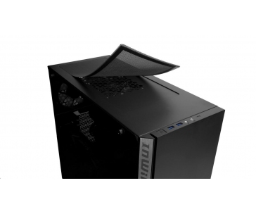 IN WIN skříň 216, mid tower, 220mm PSU, 166mm fan,, 2xHDD, 5xSSD, 2x USB 3.0 / HD Audio / Black