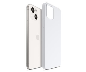 3mk Hardy Silicone MagCase pro Apple iPhone 15 Plus, Silver-White