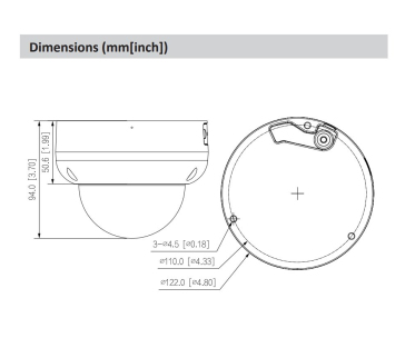 Dahua IPC-HDBW5442R-ASE-0280B, IP kamera, 4Mpx, 1/1,8" CMOS, objektiv 2,8 mm, IR<50, IP67, IK10