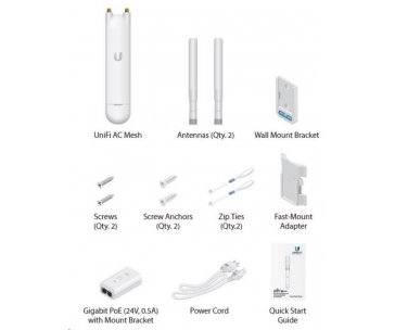 UBNT UniFi AP AC Mesh,5-PACK, bez PoE! [vnitřní/venkovní mesh AP,2.4GHz(300Mbps)+5GHz(867Mbps),2x2MIMO,802.11a/b/g/n/ac]