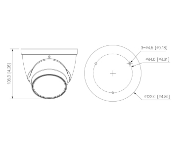 Dahua IPC-HDW2441T-ZS-27135, IP kamera, 4Mpx, 1/2.9" CMOS, objektiv 2,7-13,5 mm, IR<40, IP67