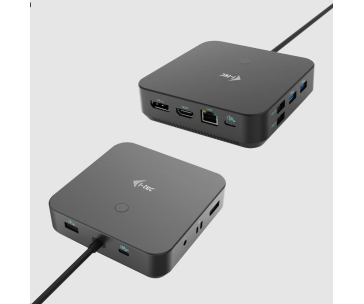 i-tec USB-C HDMI + Dual DP Docking Station + Power Delivery 100 W