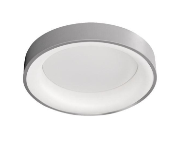 Solight LED stropní světlo kulaté Treviso, 48W, 2880lm, stmívatelné, dálkové ovládání, šedá