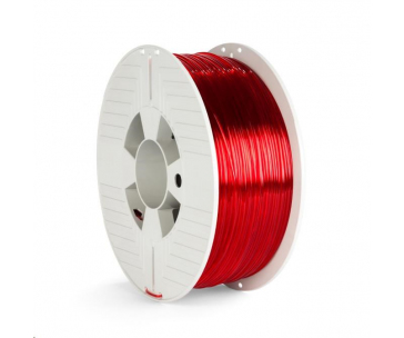 VERBATIM 3D Printer Filament PET-G 1.75mm, 327m, 1kg red transparent