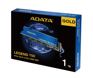 ADATA SSD 1TB LEGEND 700 GOLD, PCIe Gen3 x4, M.2 2280, (R:2000/ W:1600MB/s), BEZ ADATA HEATSINKU