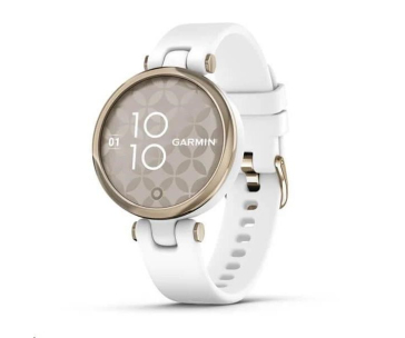 Garmin hodinky Lily Sport Cream Gold/White Silicone Band, EU