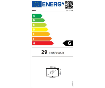 ASUS LCD 27” PA27DCE-K ProArt 3840x2160 4K OLED, 99% DCI-P3, HDR-10,USB-C PD 80W, 3xHDMI, DP, REPRO, Hardware Calibratio